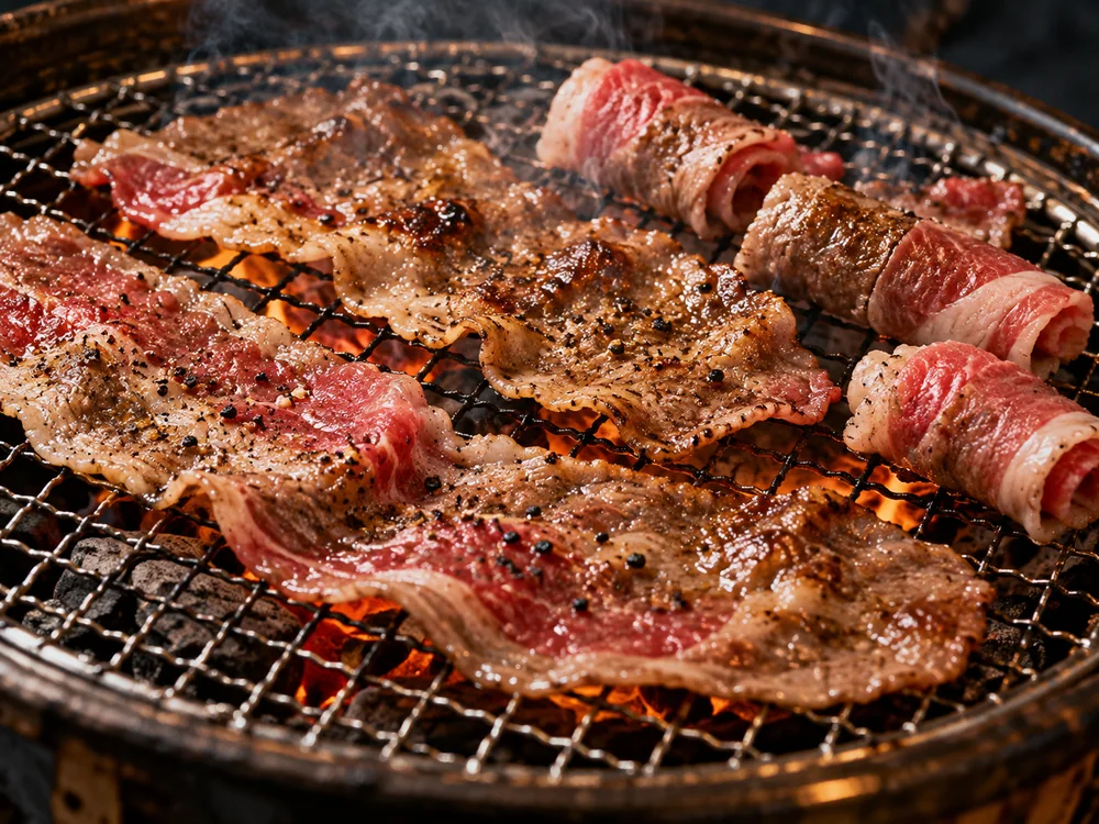 牛肉餐點情境示意，品項以現場供應為準