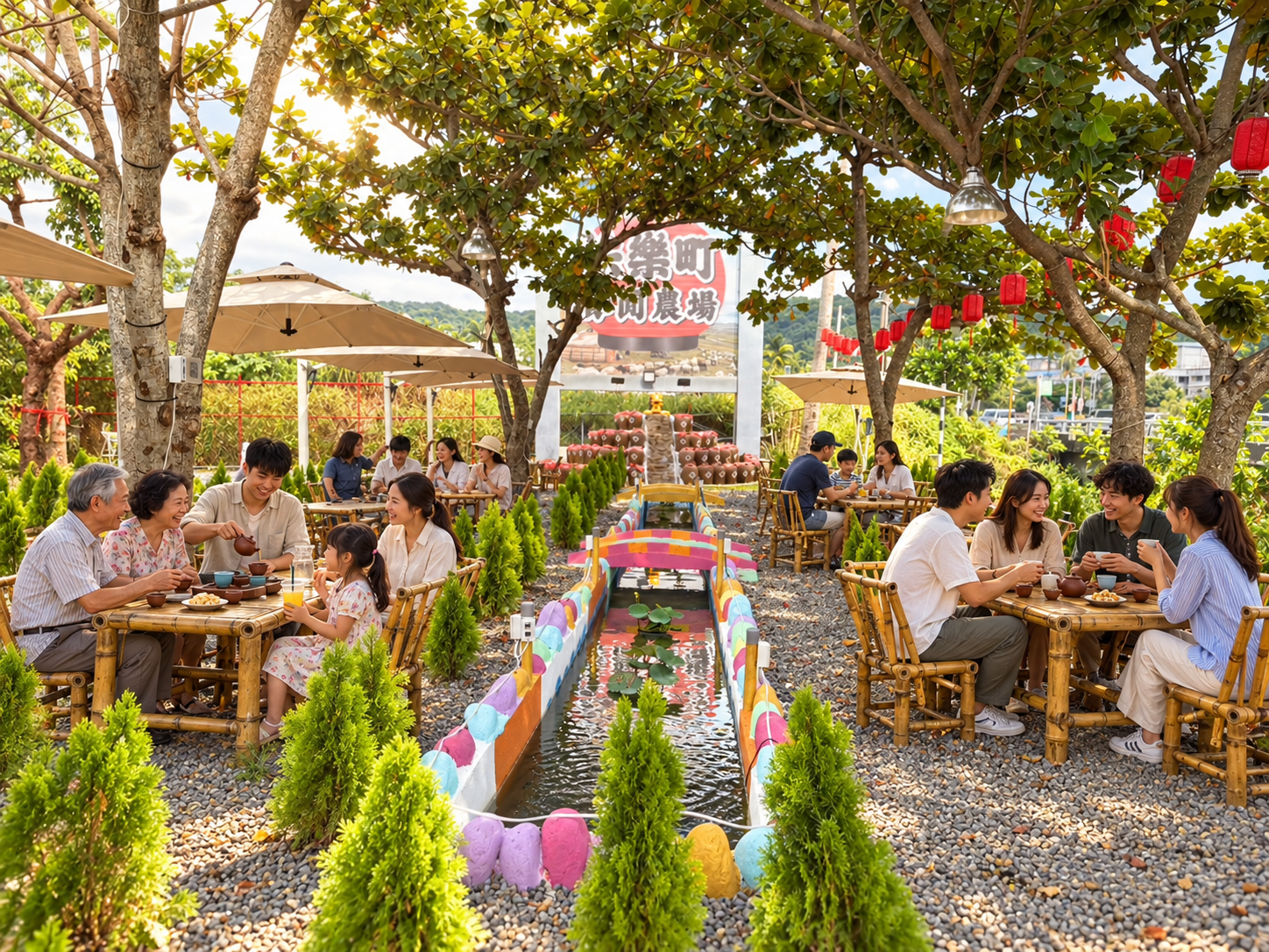 恆春山邊的快樂町田園